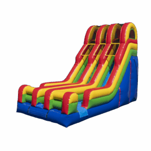 Sunny Stripes Double Lane Slide