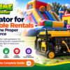 Generator for Inflatable Rentals